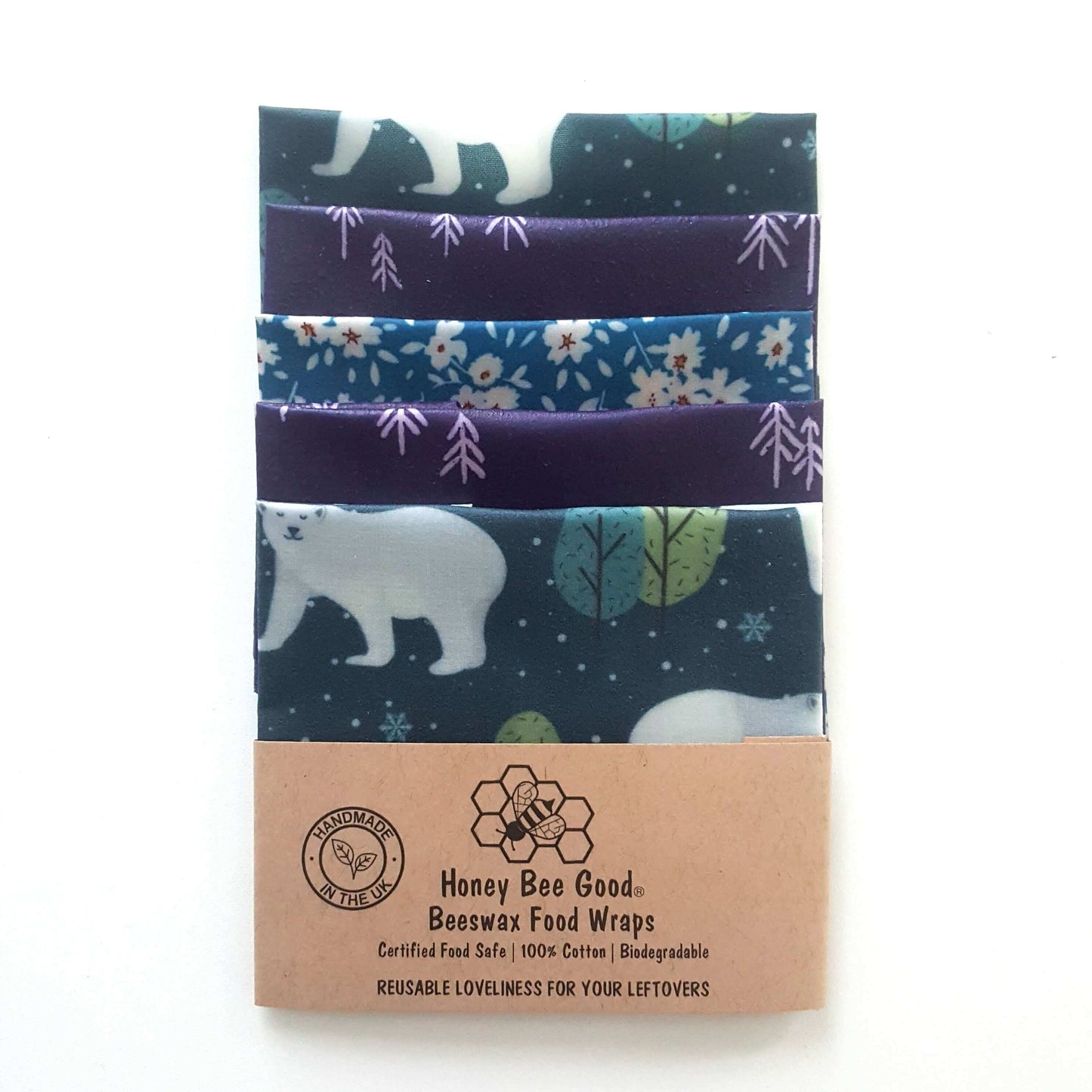 Beeswax Wraps | Classic | Set of 5