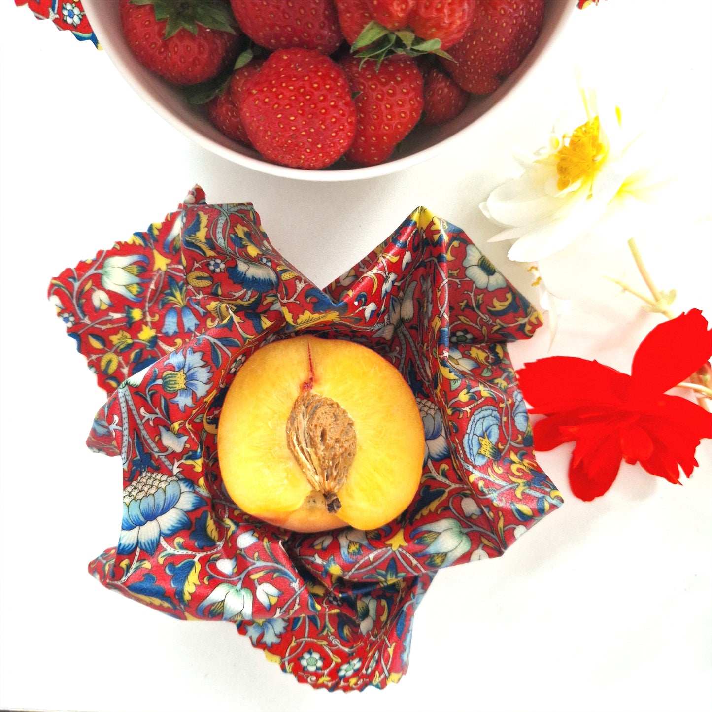 Reusable Beeswax Food Wraps 100% Hand Made in the UK by Honey Bee Good.