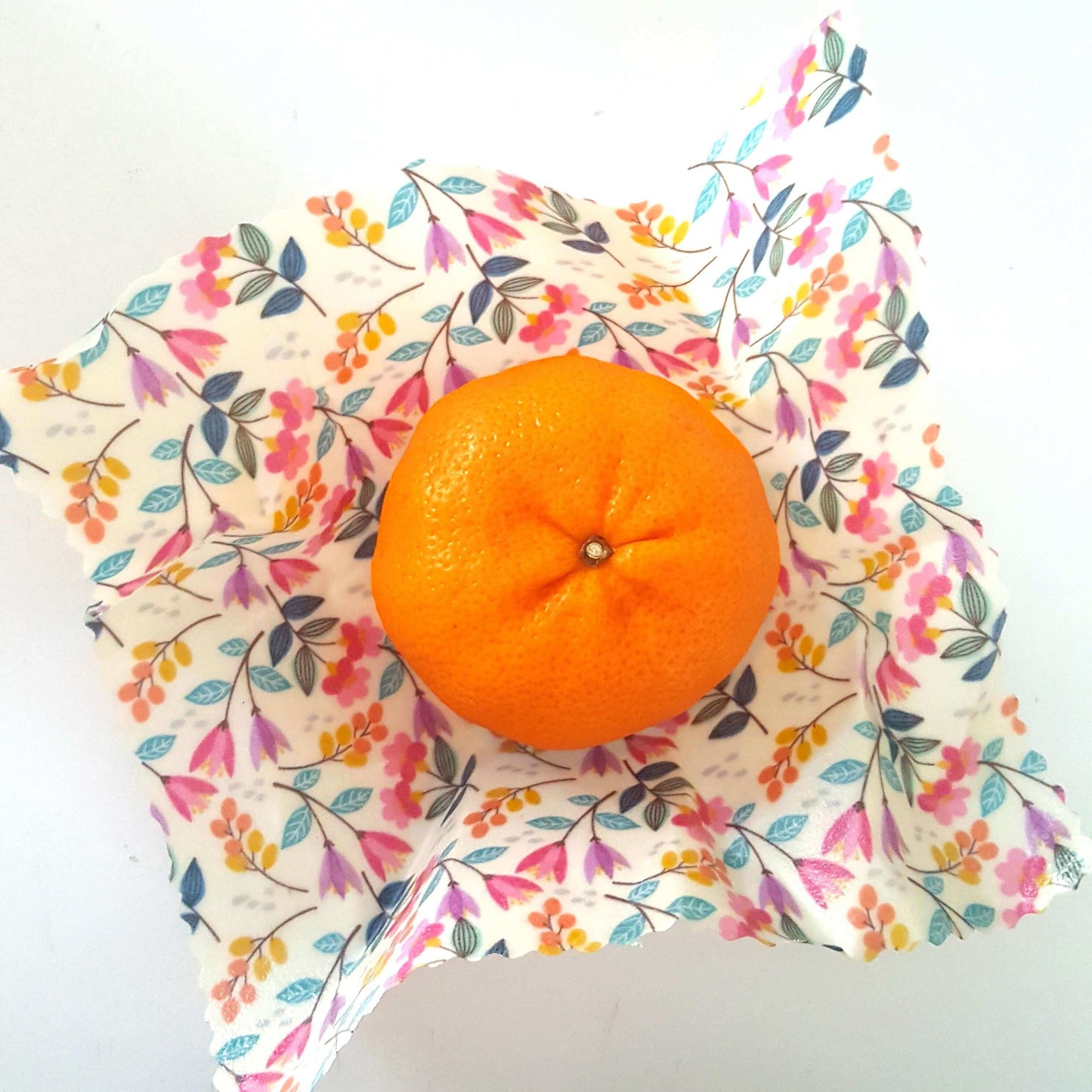 Reusable Beeswax Food Wraps 100% Hand Made in the UK by Honey Bee Good shown in Classic Set of 3 Meadow lifestyle
