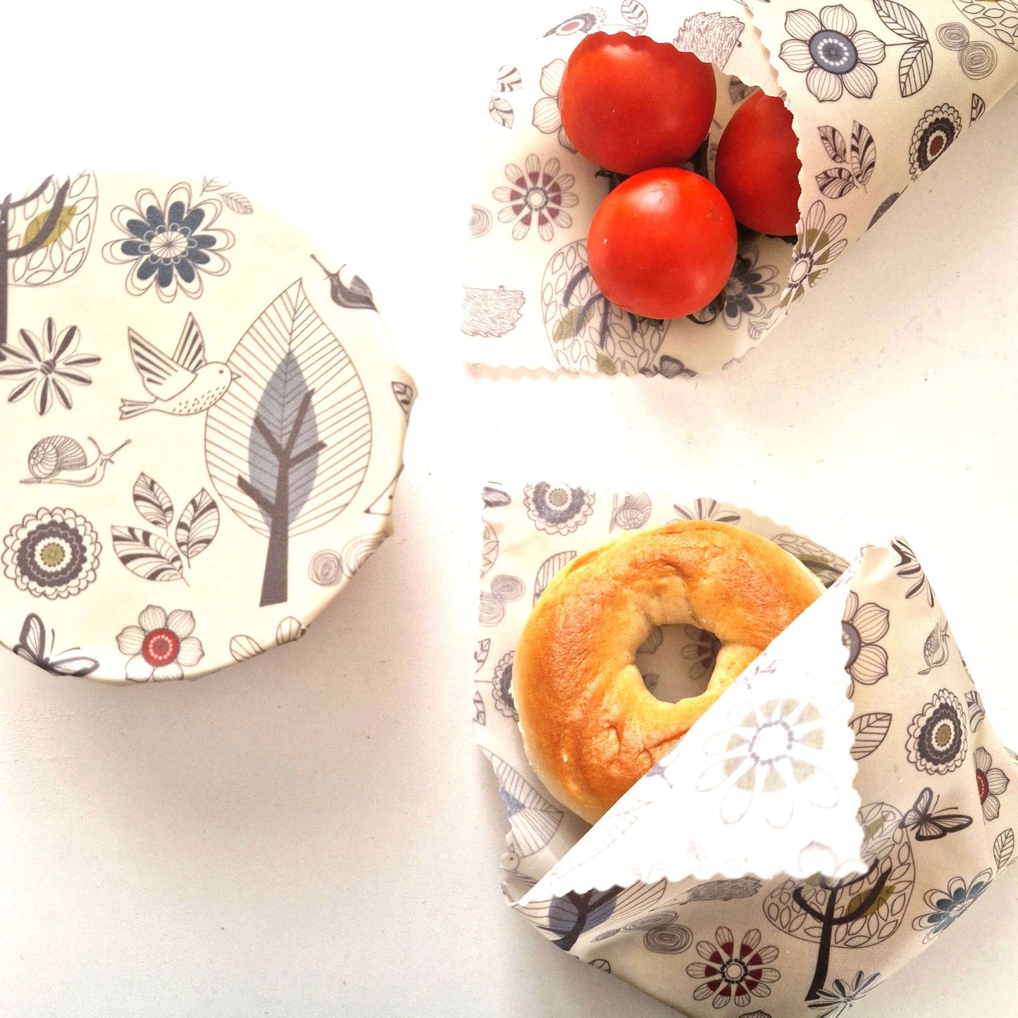 Reusable Beeswax Food Wraps 100% Hand Made in the UK by Honey Bee Good.