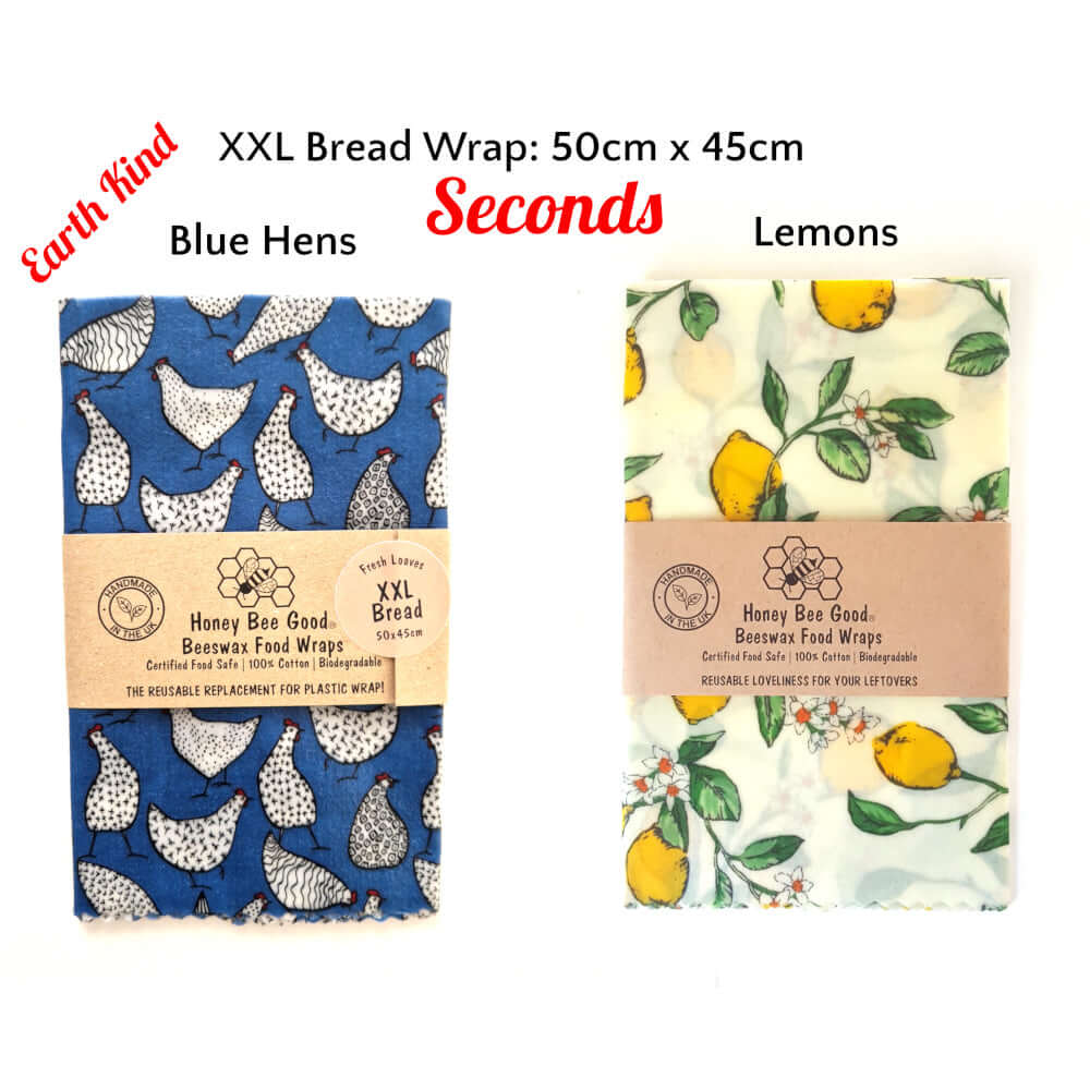 Reusable Beeswax Food Wraps 100% Hand Made in the UK by Honey Bee Good.