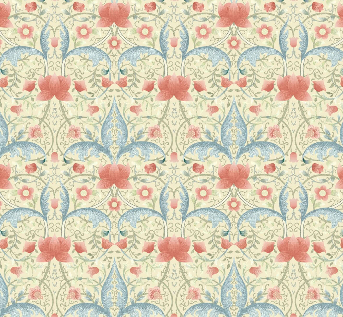 British Beeswax Organic Cotton Set of 3 | William Morris Lotus