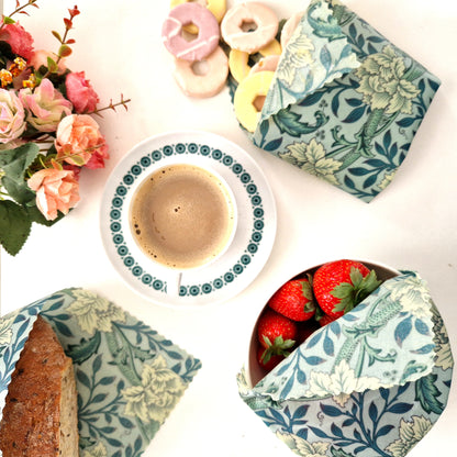 Reusable Beeswax Food Wraps 100% Hand Made in the UK by Honey Bee Good.