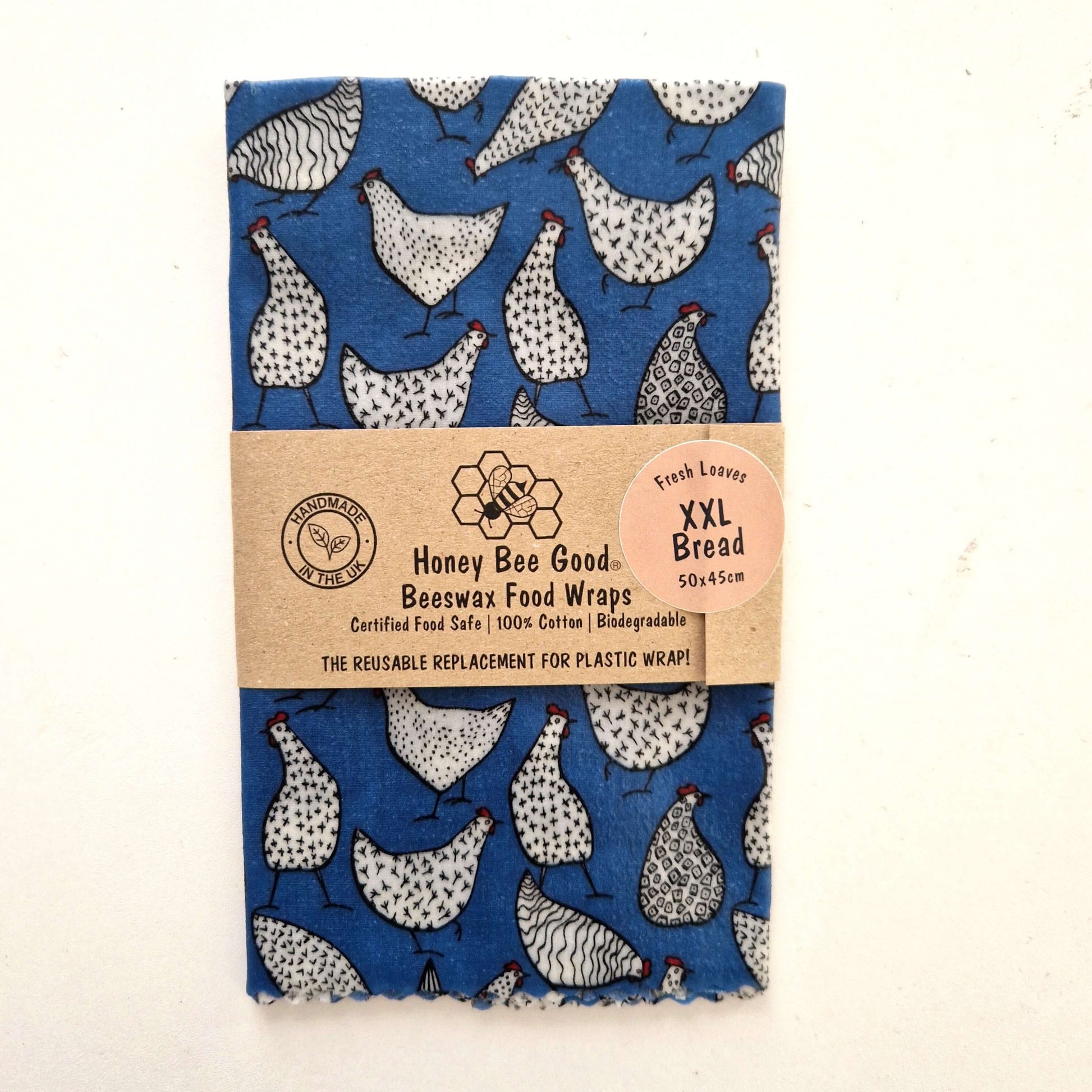 Reusable Beeswax Food Wraps 100% Hand Made in the UK by Honey Bee Good.